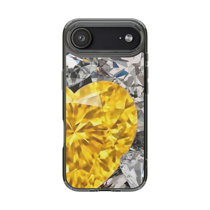 Clear Phone Case – Heart of Gold