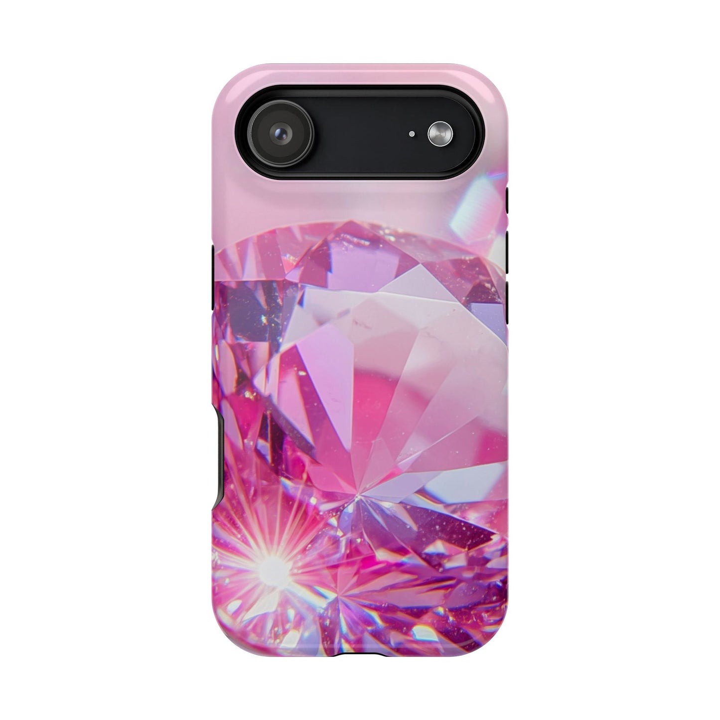 Wireless-Charging Compatible Case – Pink Ice