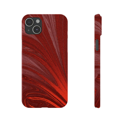 Slim Phone Case — Crimson Current