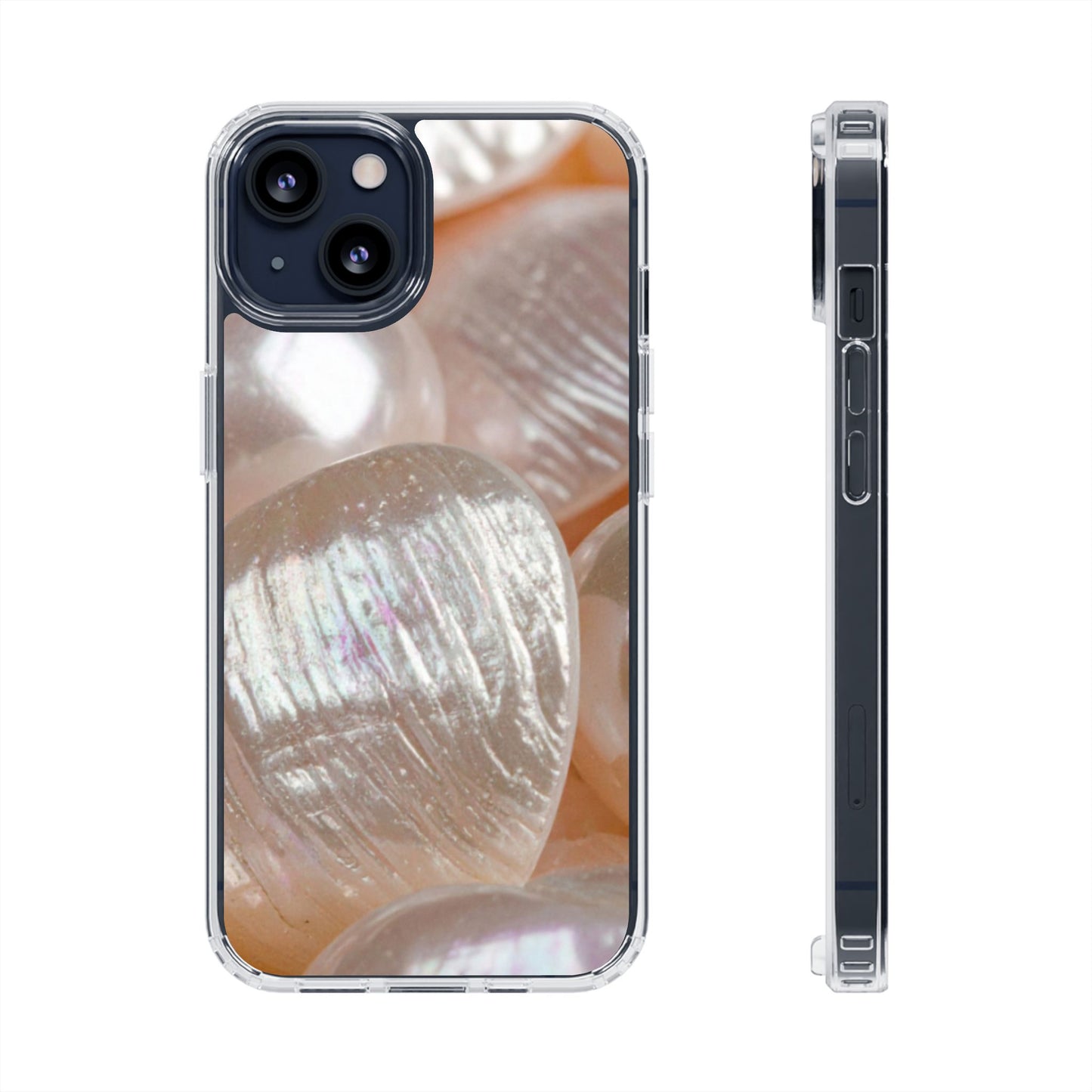 Clear Magnetic Phone Case – Blush Pearl