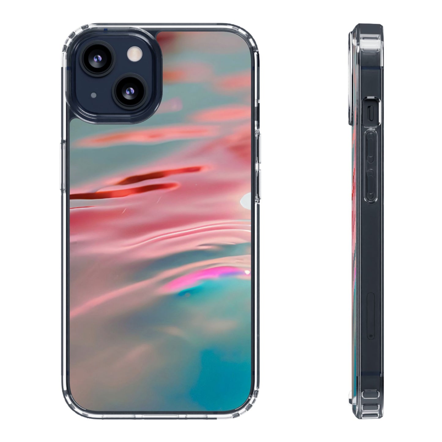 Clear Phone Case – Liquid Sunset