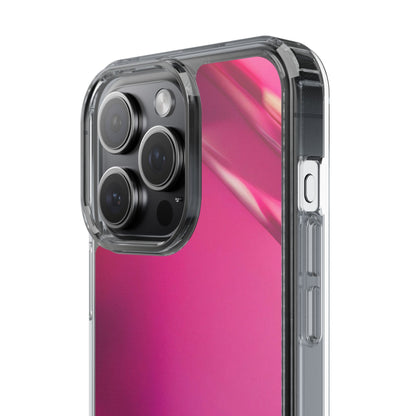 Clear Phone Case – Magenta Motion