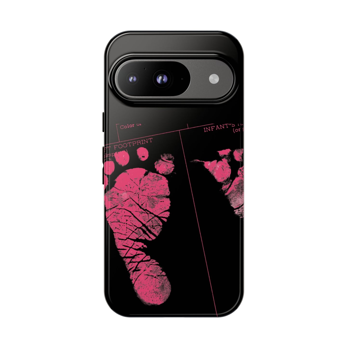Protective Phone Case – Mom’s Little Pink Footprints