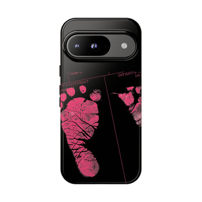 Protective Phone Case – Mom’s Little Pink Footprints