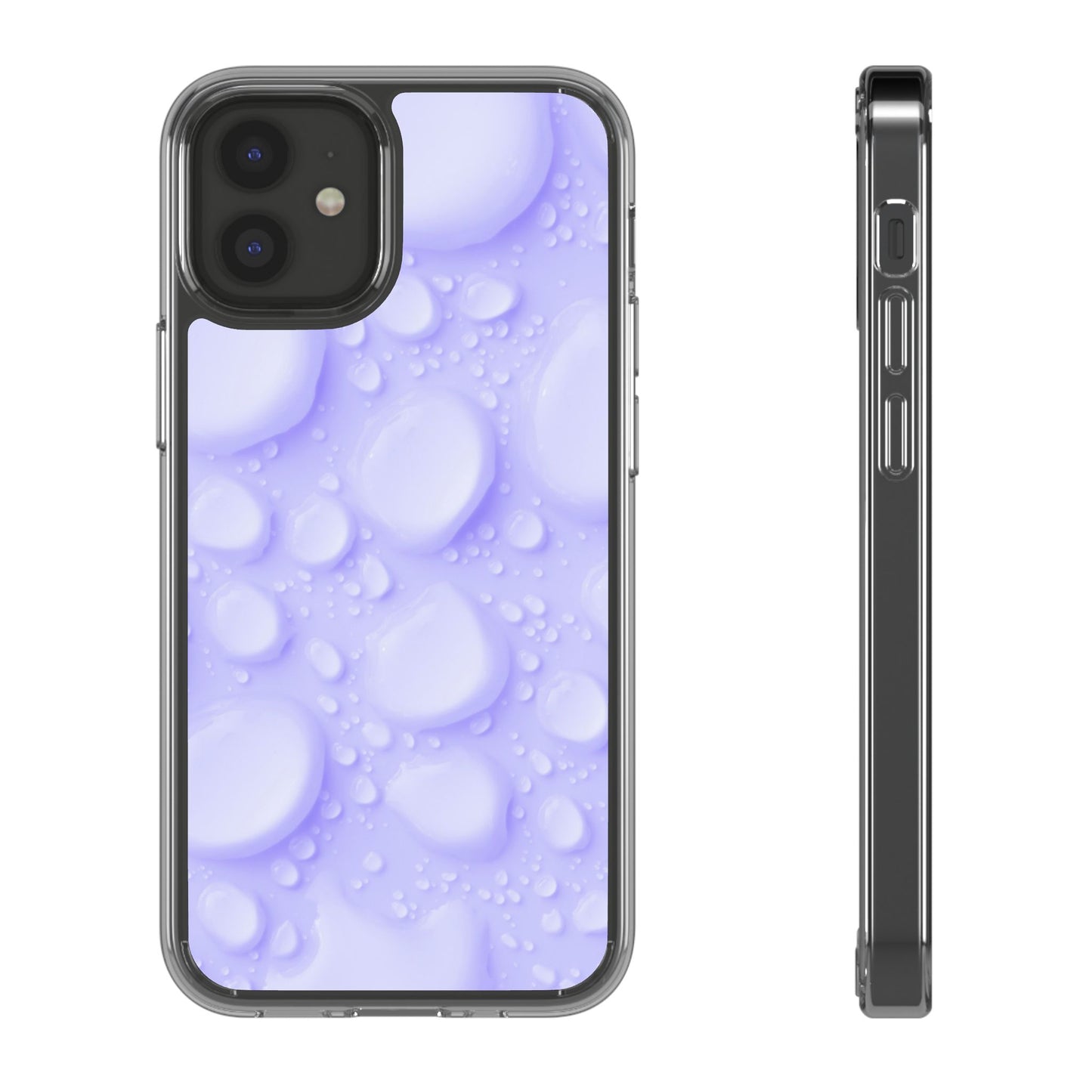 Clear Phone Case – Lilac Dew