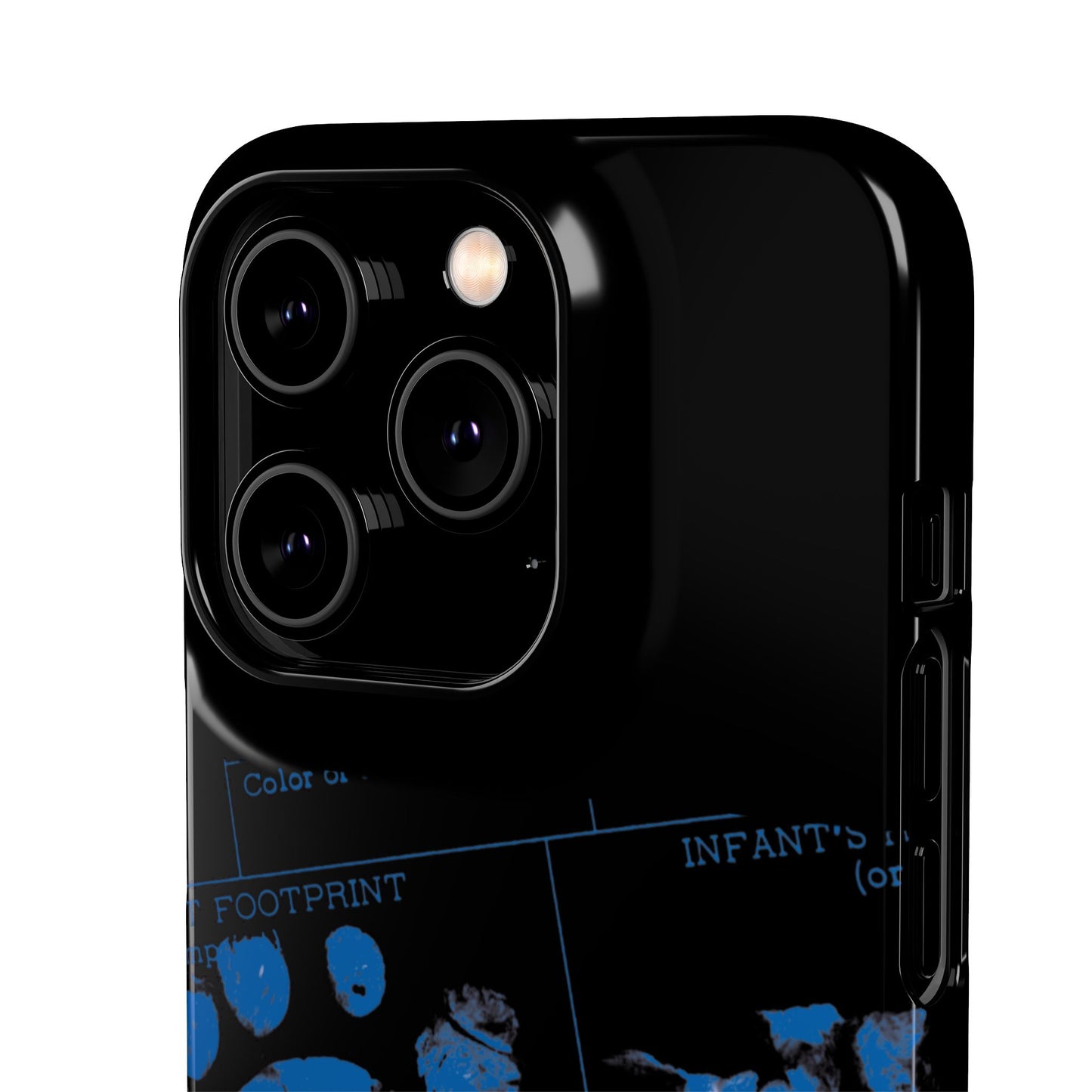 Snap Phone Case – Mom’s Little Blue Footprints