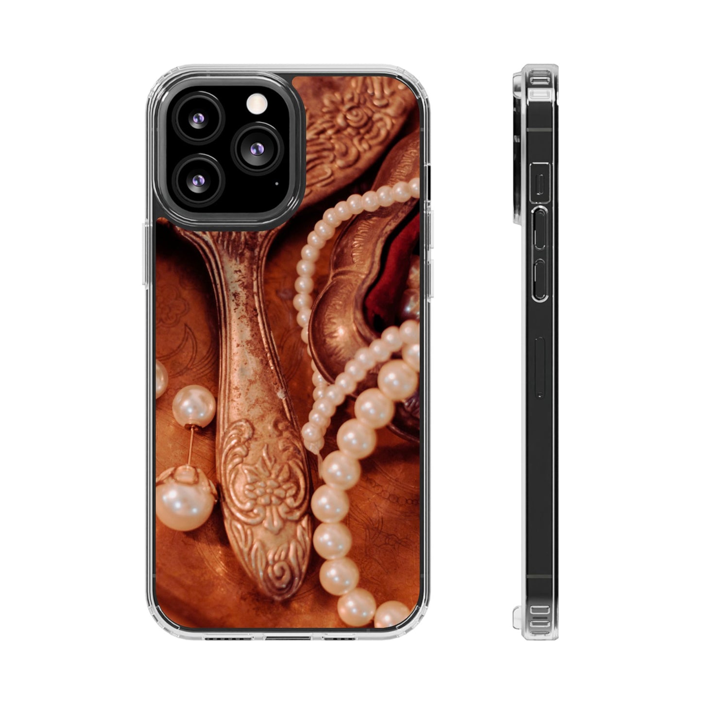 Clear Phone Case – Bronze Vanity