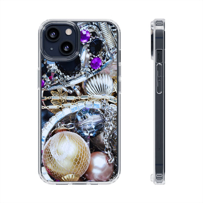 Clear Magnetic Phone Case – Chrome Jewel