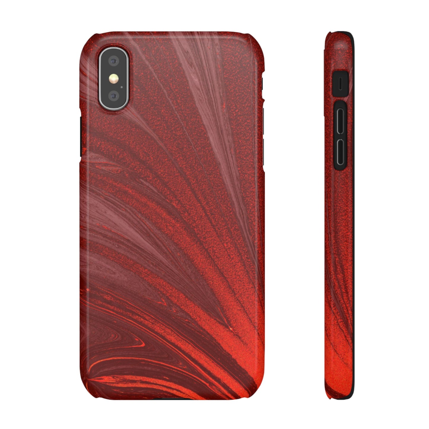 Snap Phone Case – Crimson Current