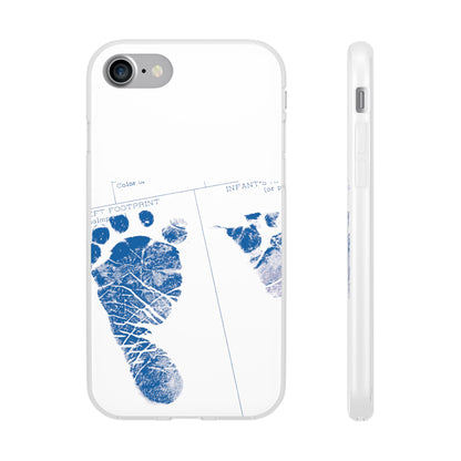 Flexi Case – Mom’s Little Blue Footprints