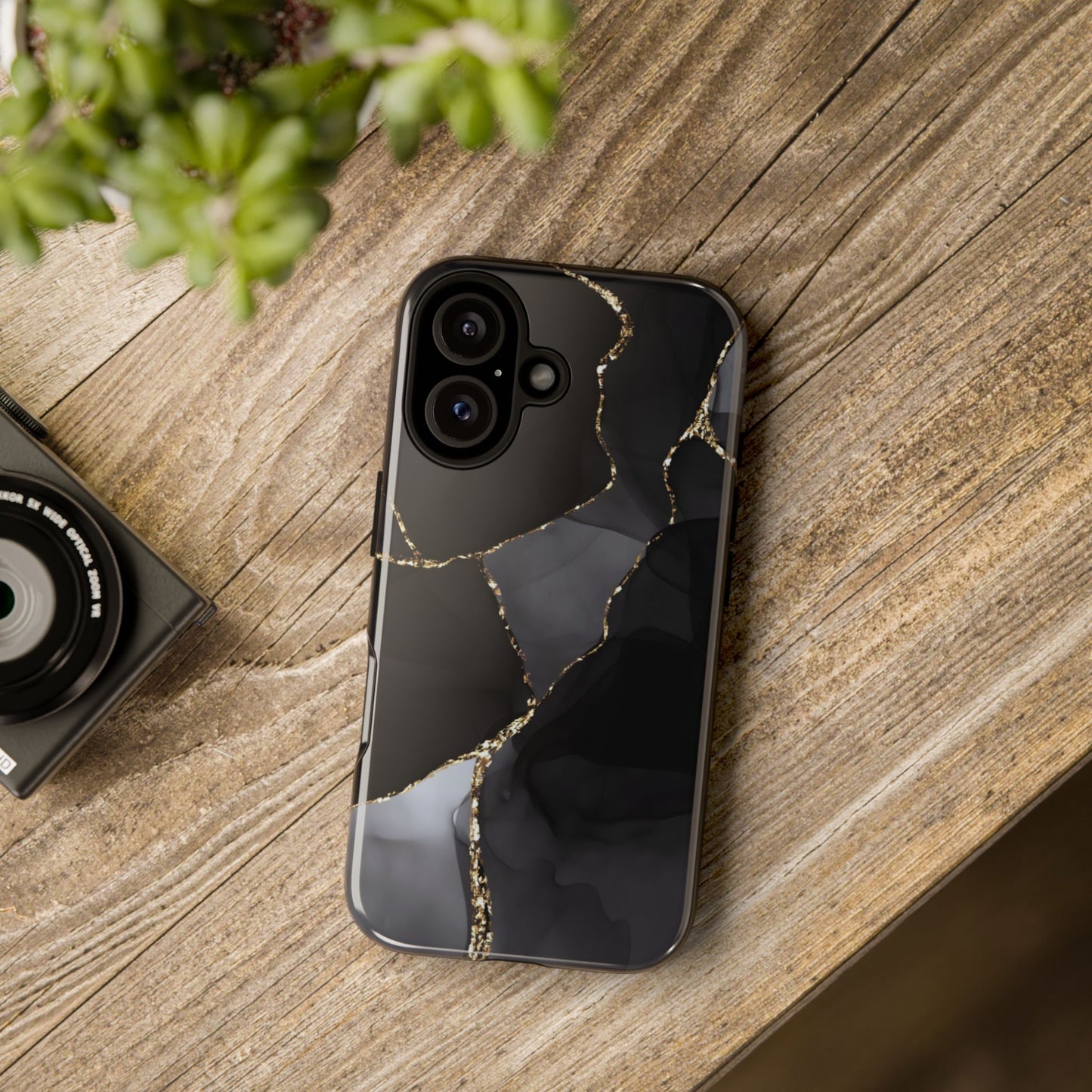 Protective Phone Case – Obsidian Vein