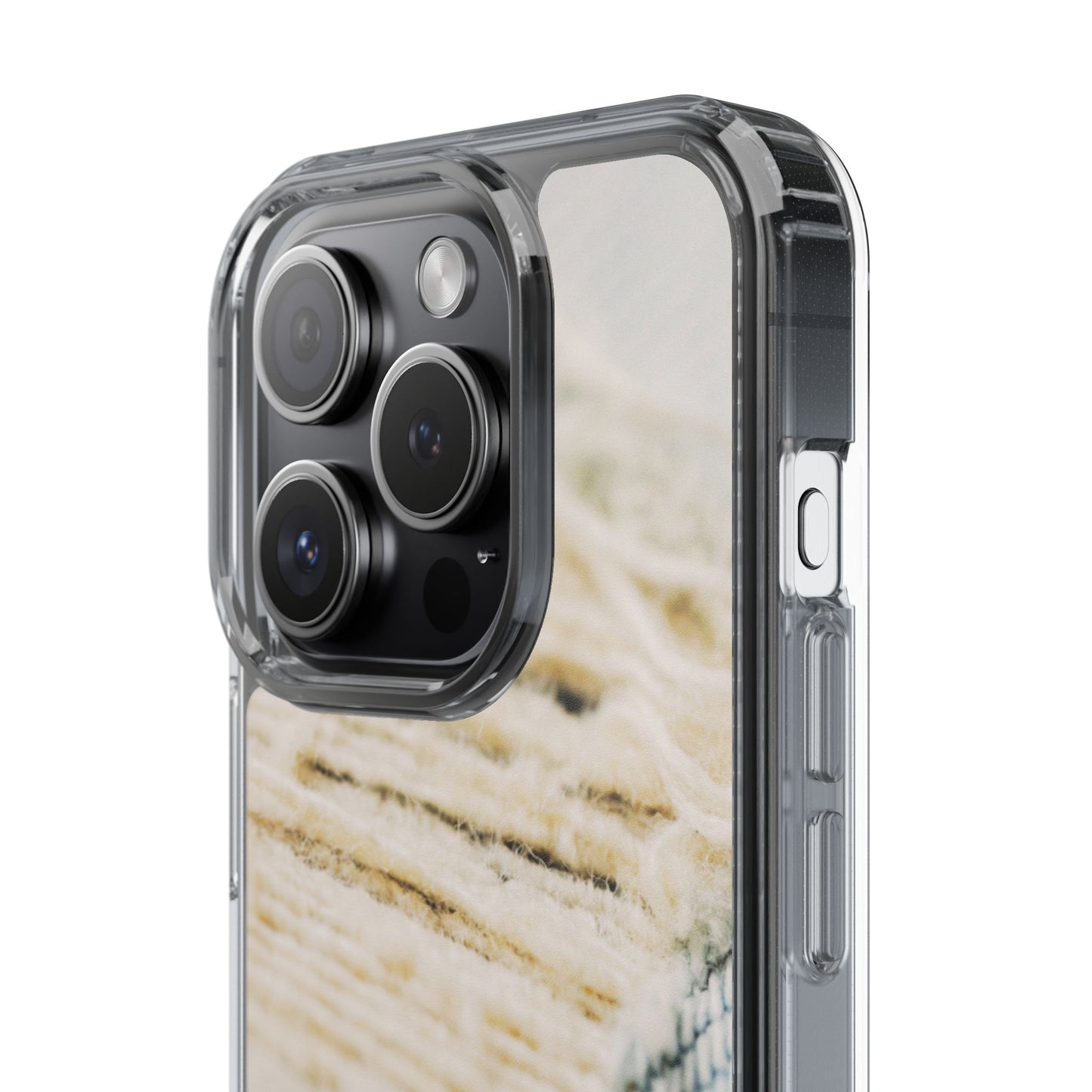 Clear Phone Case – Woven Warmth