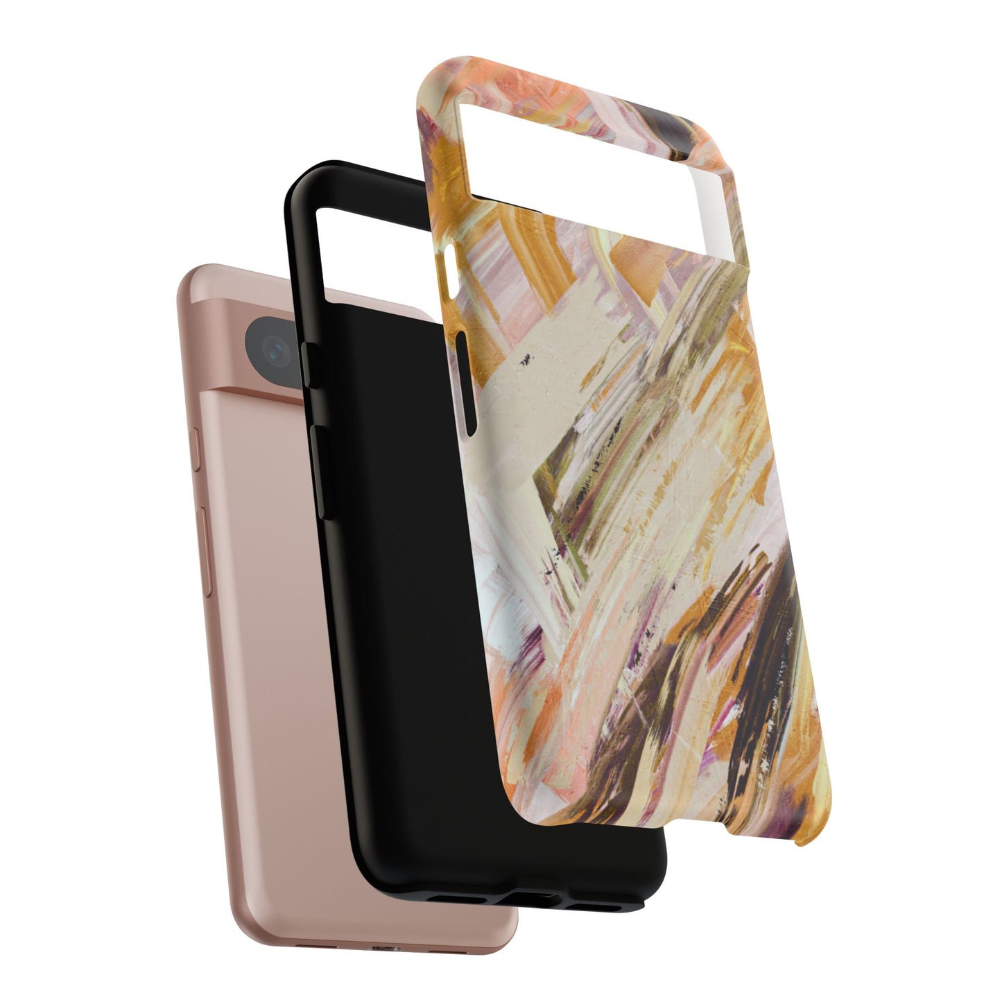 Protective Phone Case – Brush & Bronze
