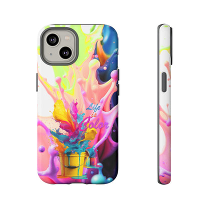 Color Splash Phone Case — “Life in Color” Protective Tough Case