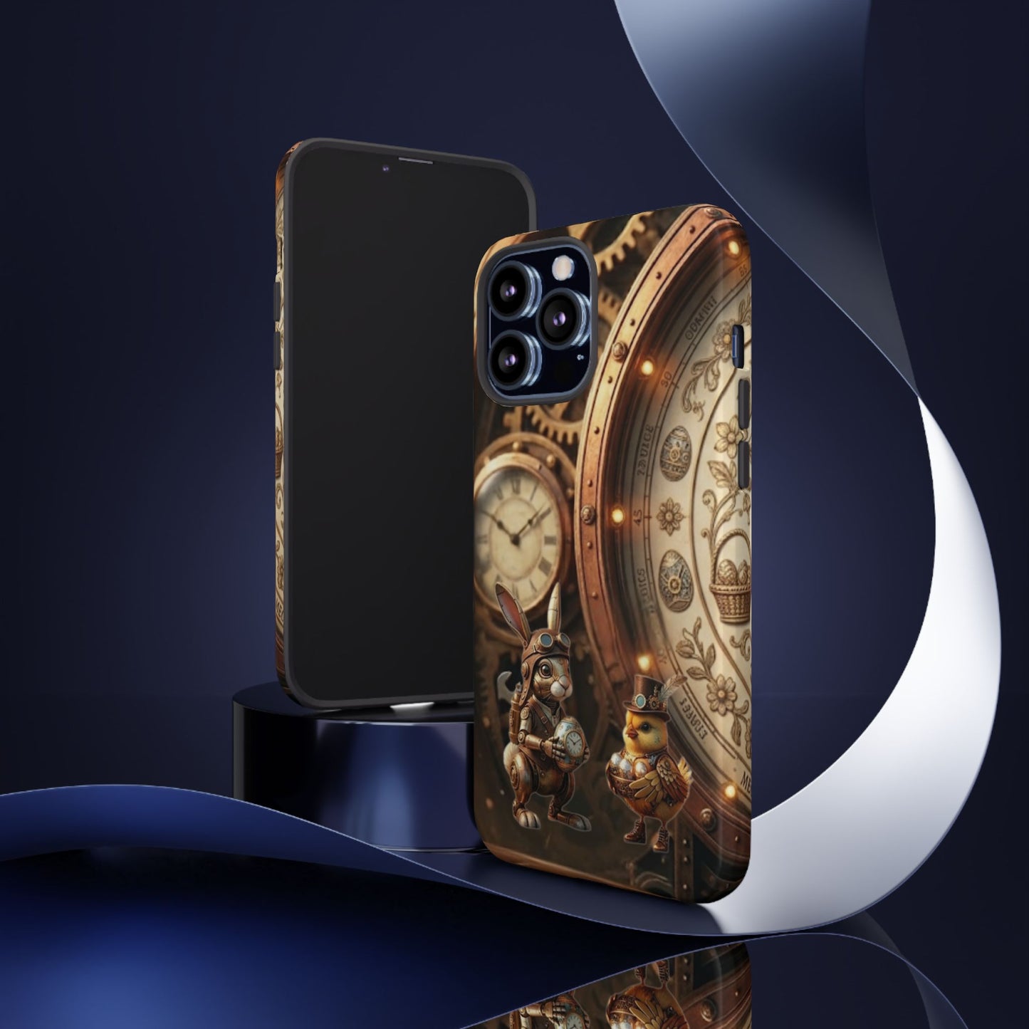Protective Phone Case – Clockwork Cottontail