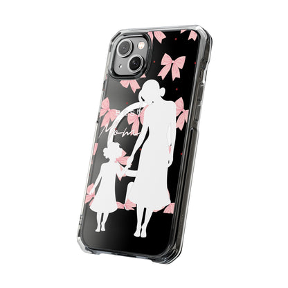 Clear Magnetic Phone Case – Best Mom: My Little Girl