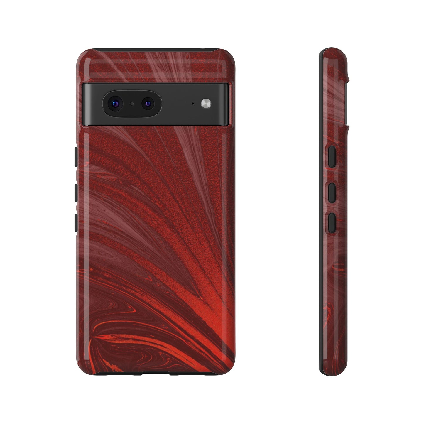 Protective Phone Case – Crimson Current