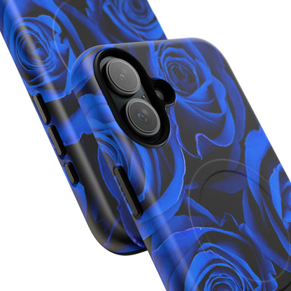 Protective Magnetic Phone Case – Midnight Bloom