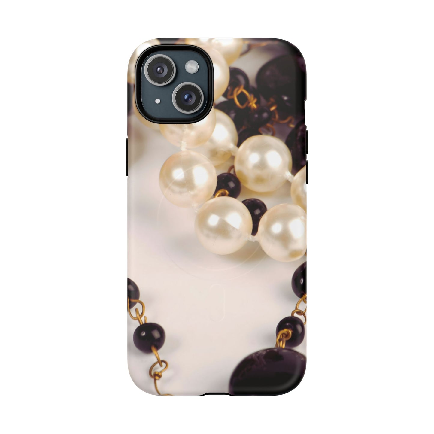 Protective Magnetic Phone Case – Noir Pearl
