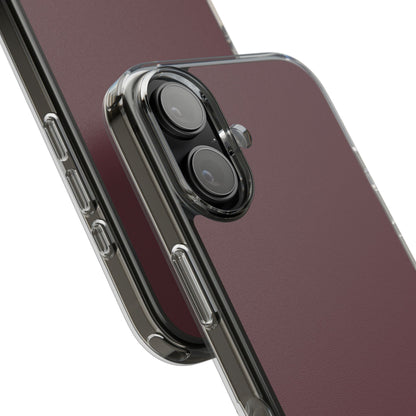 Clear Phone Case – Mulled Wine – Compatible with iPhone 13–17 & Samsung Galaxy S25–S26 Series