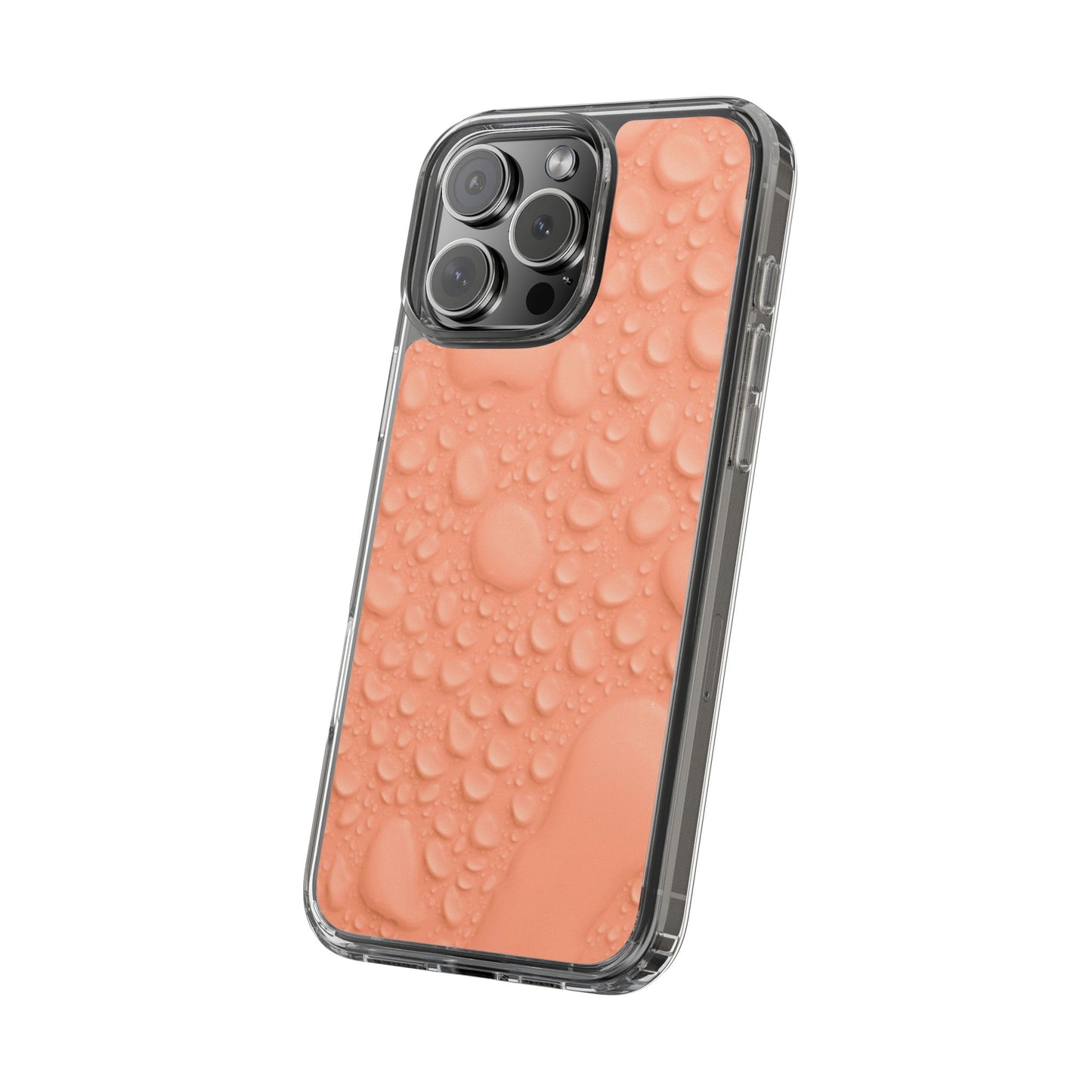 Clear Phone Case – Apricot Rain