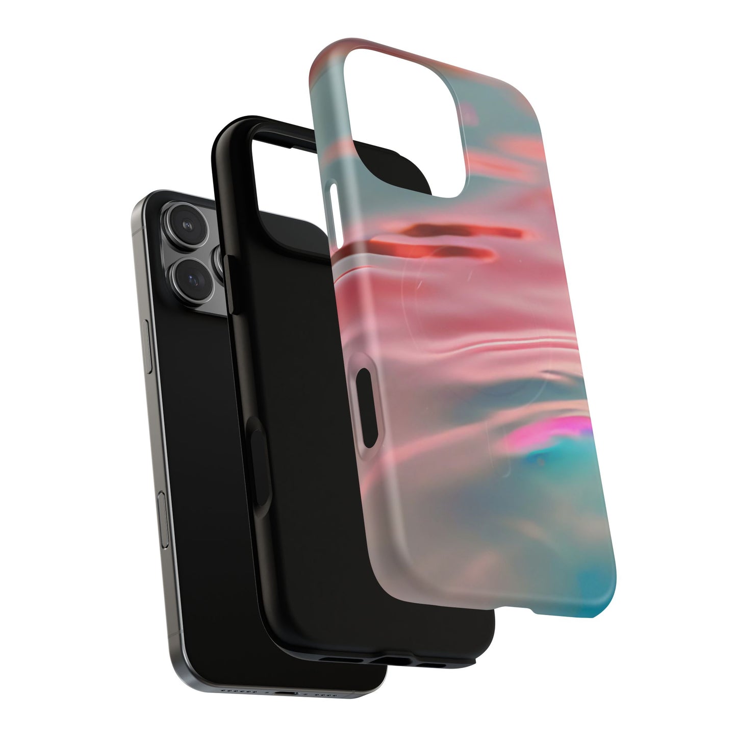 Protective Magnetic Phone Case – Liquid Sunset