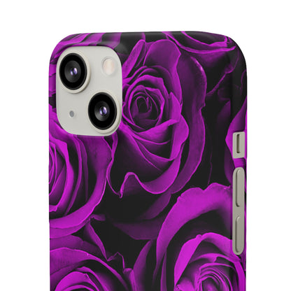 Snap Phone Case – Amethyst Roses