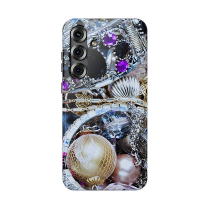 Impact-Resistant Phone Case – Chrome Jewel