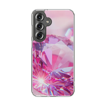 Clear Phone Case – Pink Ice