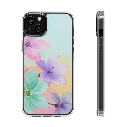 Clear Phone Case – Water Petal