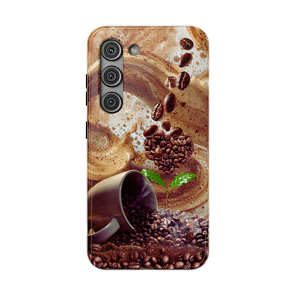 Impact-Resistant Phone Case – Love at First Sip – Compatible with iPhone 11–17 & Samsung Galaxy S22–S26 Series