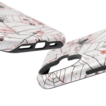 Impact-Resistant Phone Case – Blood Web