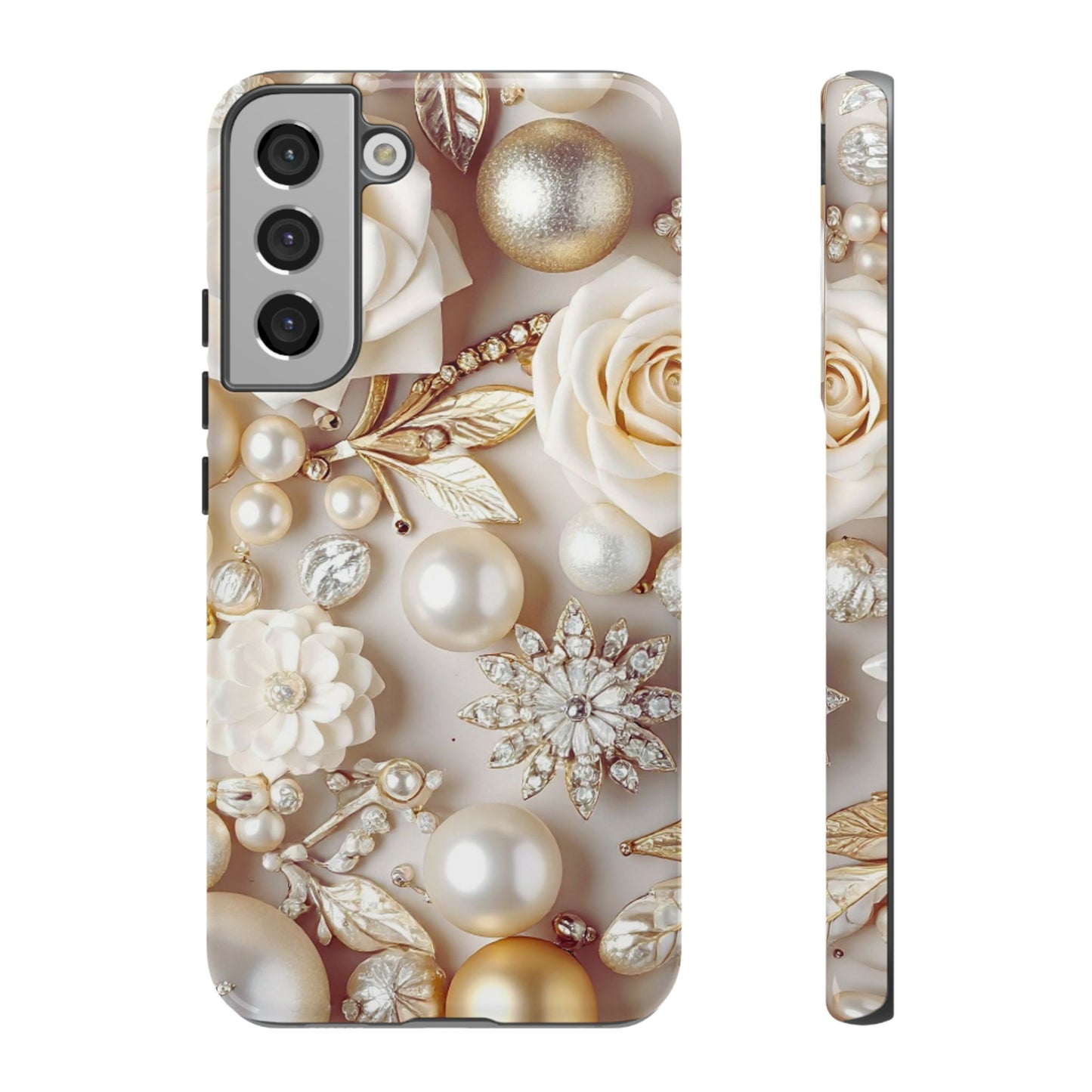 Protective Phone Case – Ivory Opulence