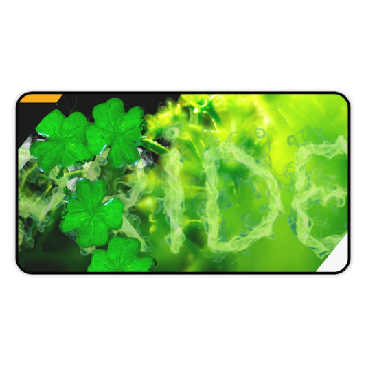 Neoprene Desk Mat – Lucky Clover Smoke