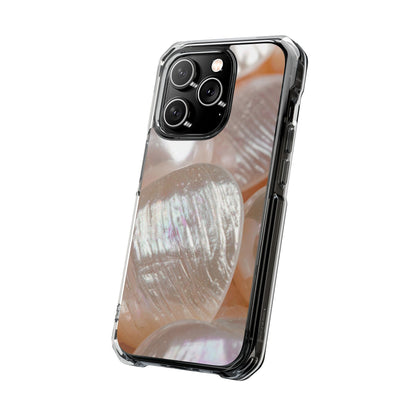 Clear Magnetic Phone Case – Blush Pearl