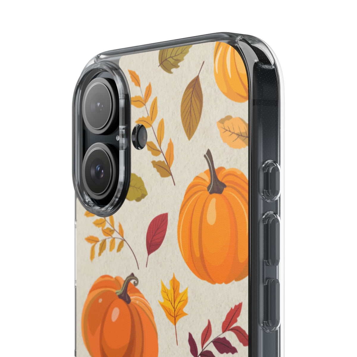 Clear Phone Case – Falling for Pumpkin