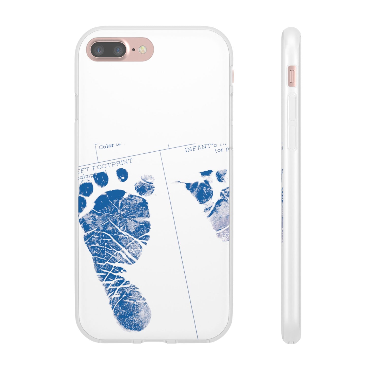 Flexi Case – Mom’s Little Blue Footprints
