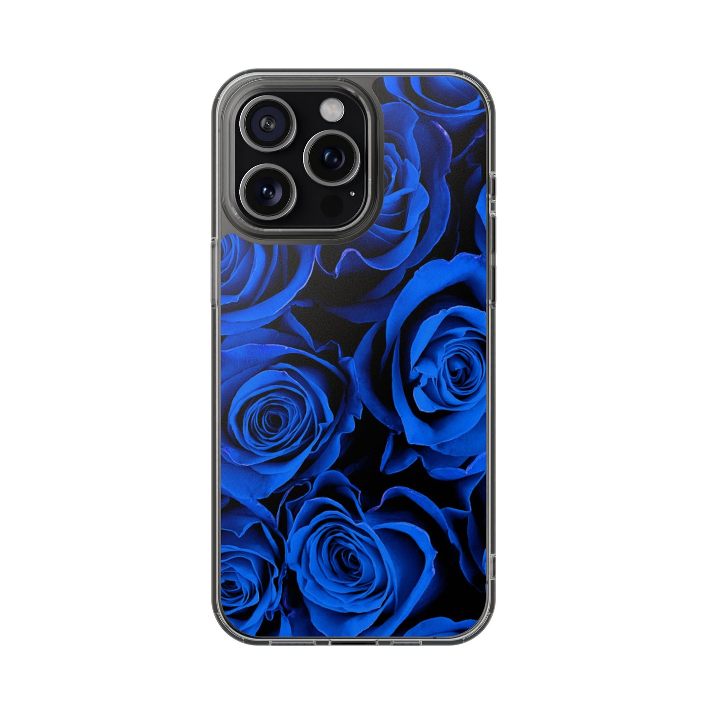 Clear Phone Case – Midnight Bloom