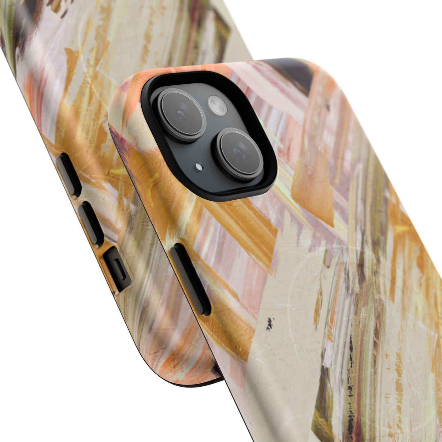 Protective Magnetic Phone Case – Brush & Bronze