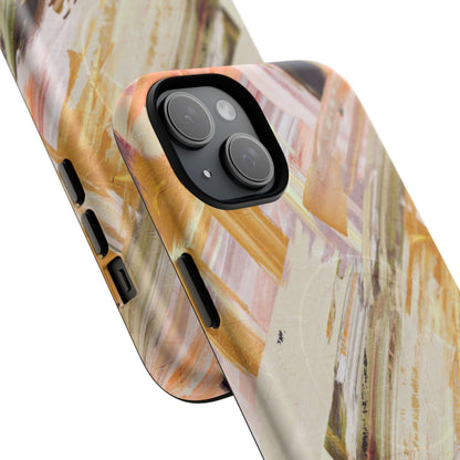 Protective Magnetic Phone Case – Brush & Bronze