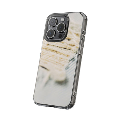 Clear Phone Case – Woven Warmth