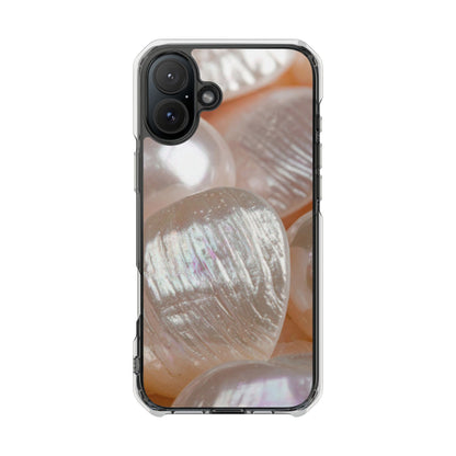 Clear Magnetic Phone Case – Blush Pearl