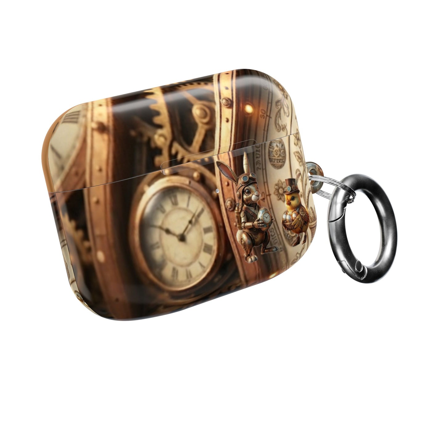 Earbud Case Cover – Clockwork Cottontail