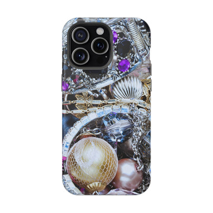 Impact-Resistant Phone Case – Chrome Jewel