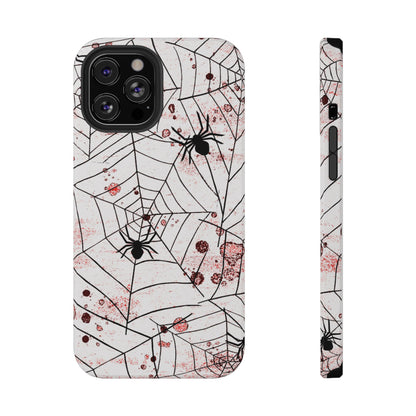Impact-Resistant Phone Case – Blood Web