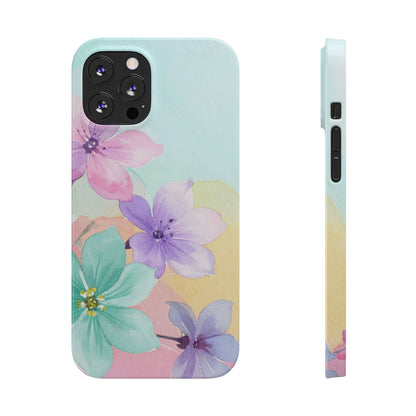 Slim Phone Case – Water Petal