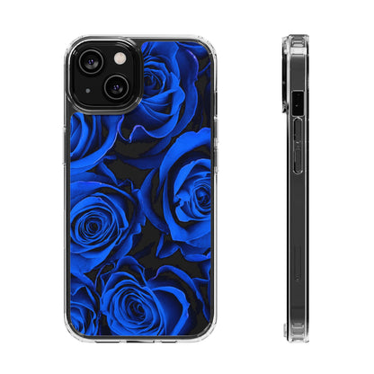 Clear Phone Case – Midnight Bloom