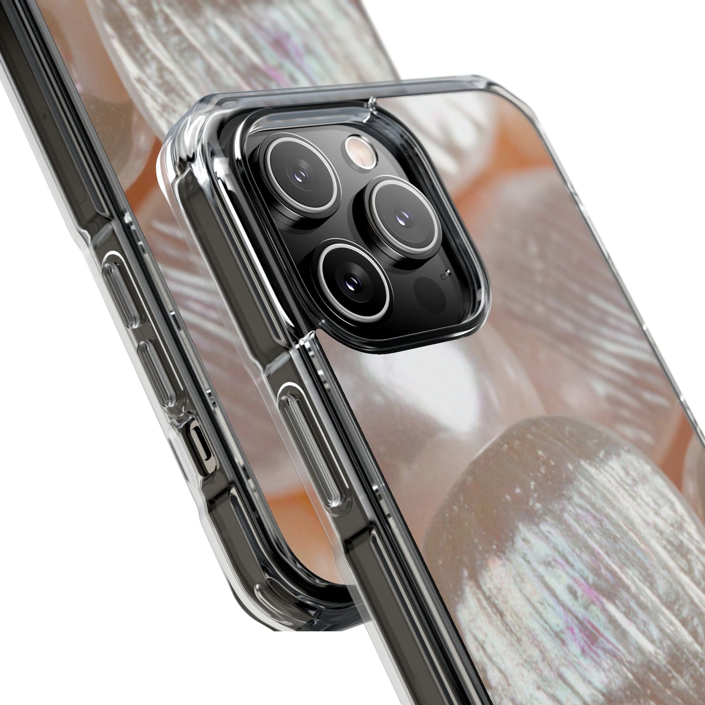 Clear Magnetic Phone Case – Blush Pearl