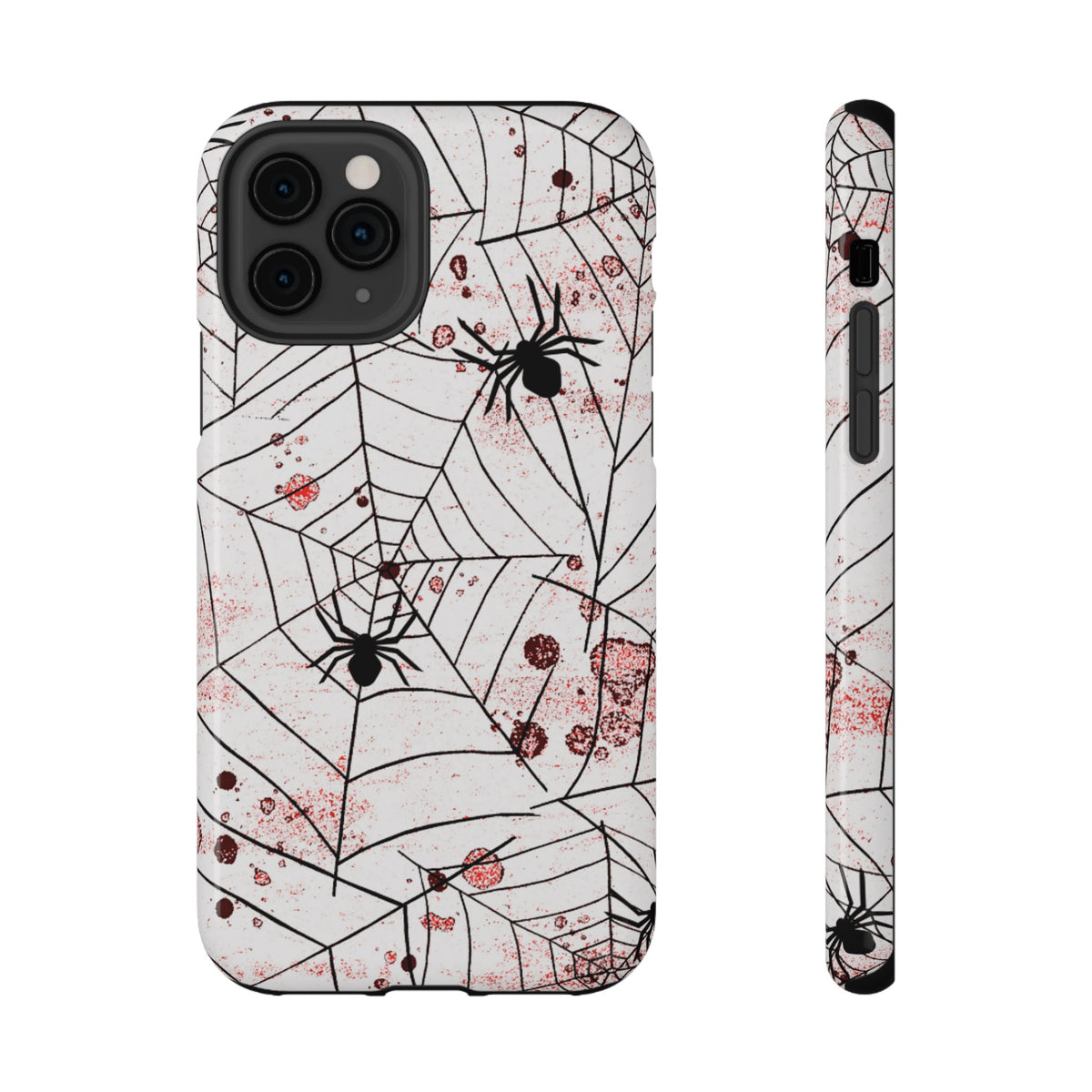 Impact-Resistant Phone Case – Blood Web