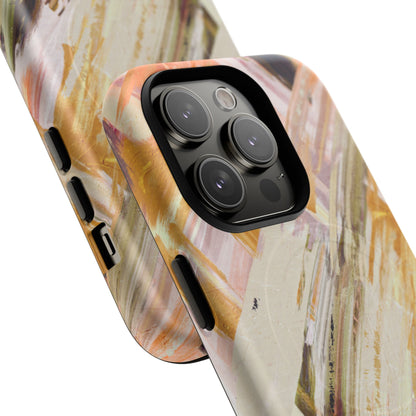 Protective Magnetic Phone Case – Brush & Bronze